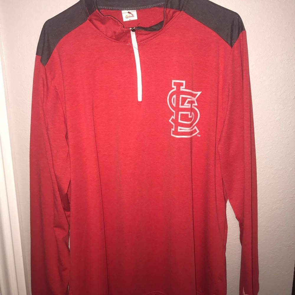 STL Cardinals pullover half zip
